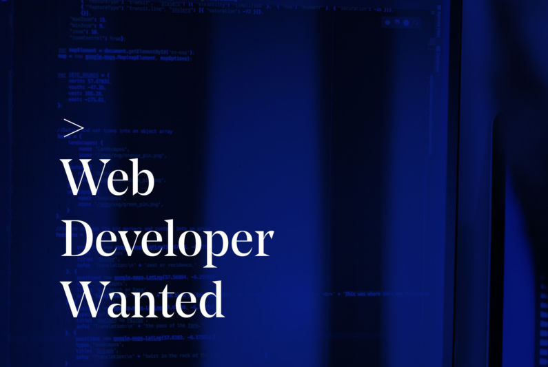 Web Developer Wanted