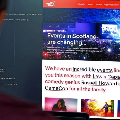 Teca website in development