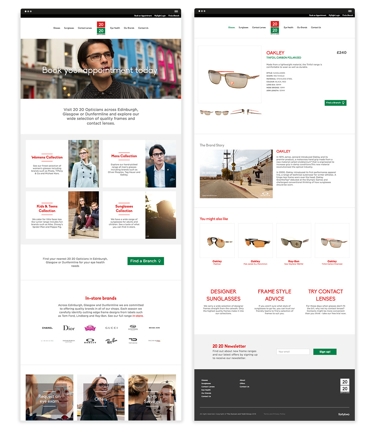 2020 Opticians Fortytwostudio Weblayouts