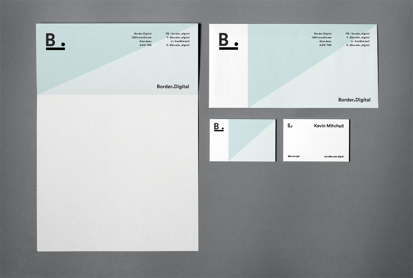 Border Digital Stationary Grey1400
