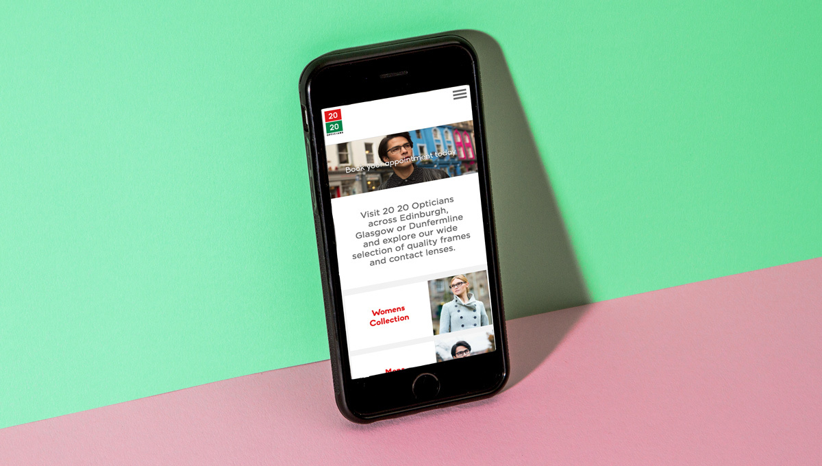 Forty Two 2020 Opticians Mock Up Phone
