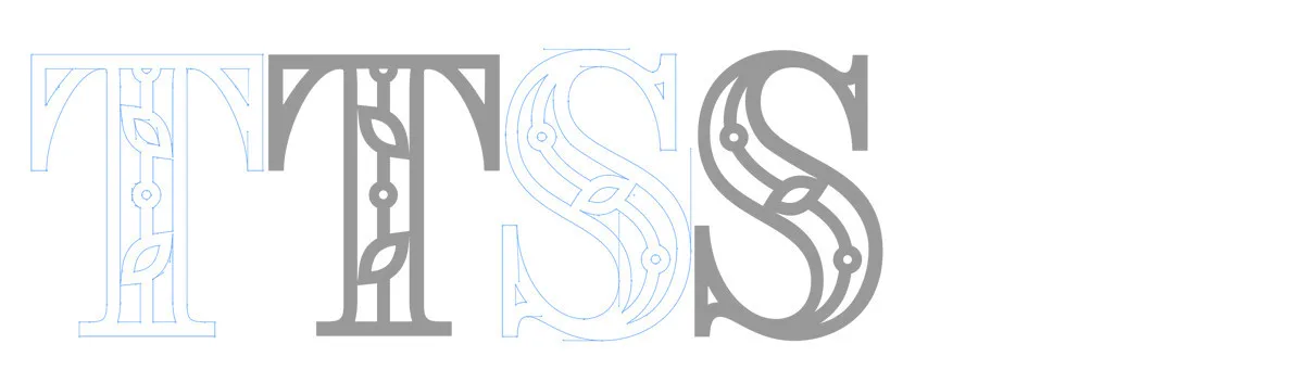 Teasmith Display Glyphs