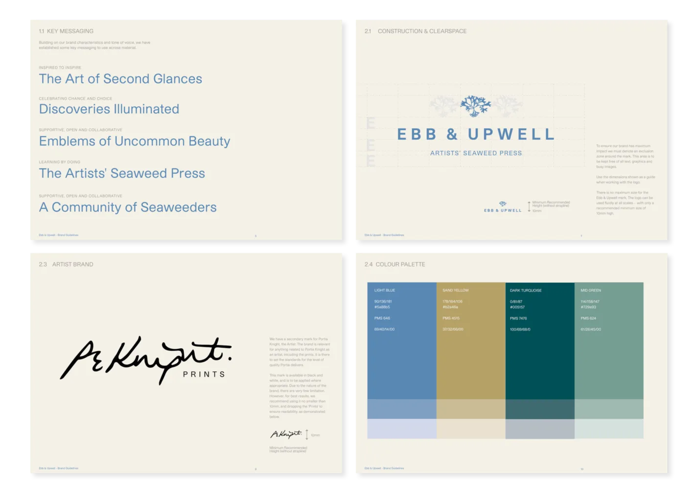Ebb Upwell Portia Knight Fortytwo Brand Guidelines