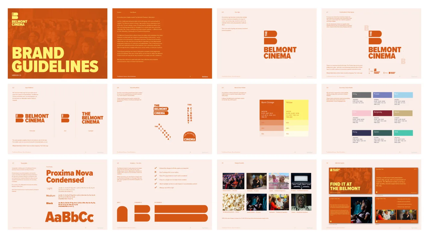 Belmont Cinema Guidelines