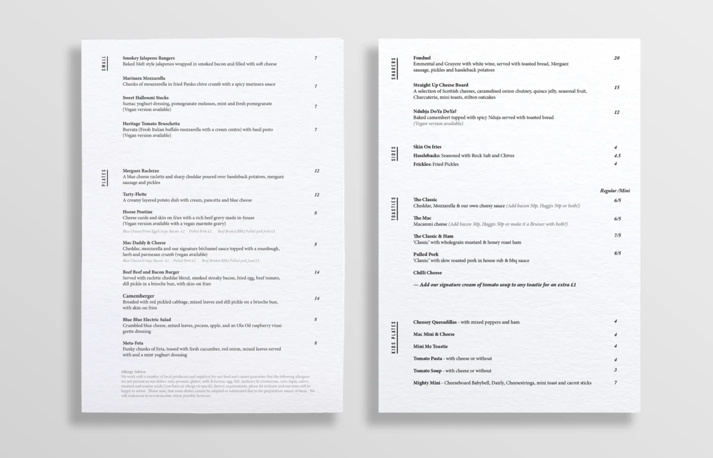 MELT Fortytwo studio Menu copy