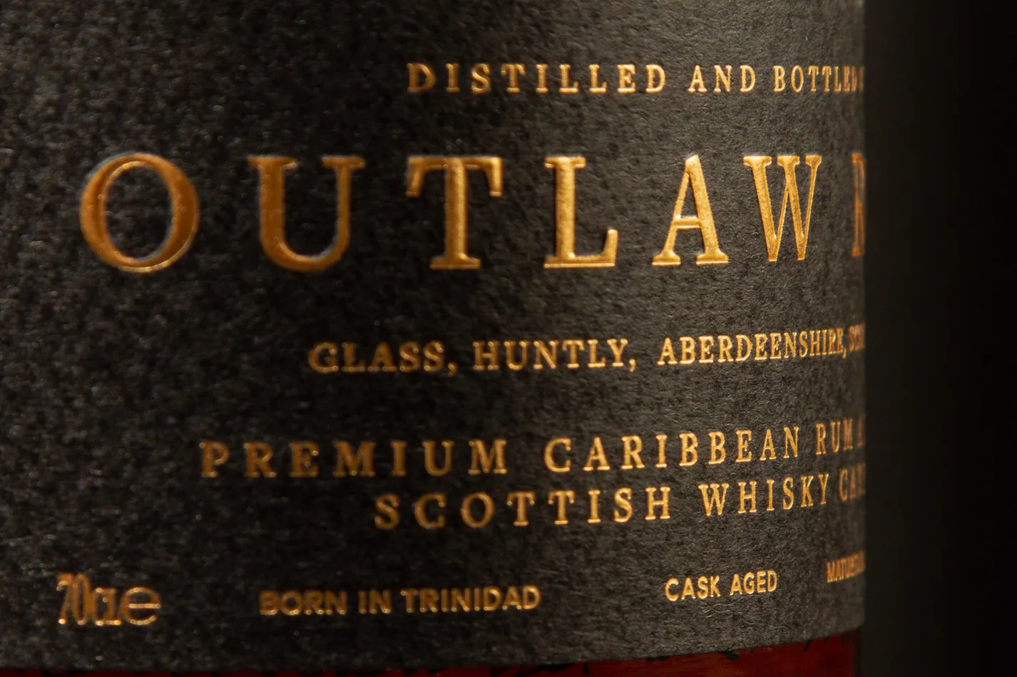 Outlaw OG Bottle Label MACRO 7349