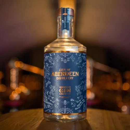 Brand, Label, Logo, and Packaging for City of Aberdeen Distillery Gin