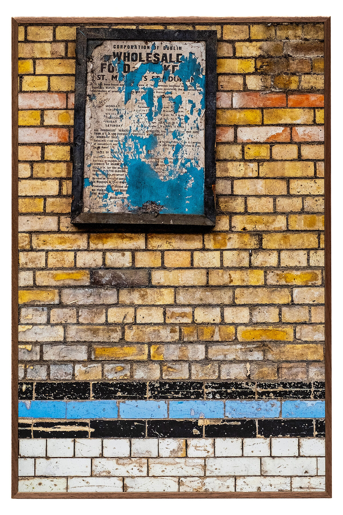 Corporation of Dublin wooden box frame