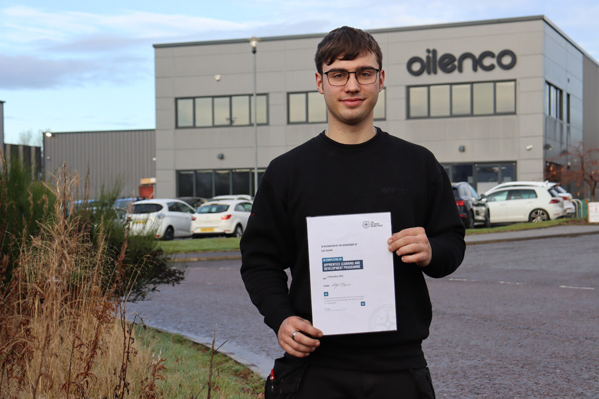 Lee Smith Oilenco Apprentice Workshop Technician