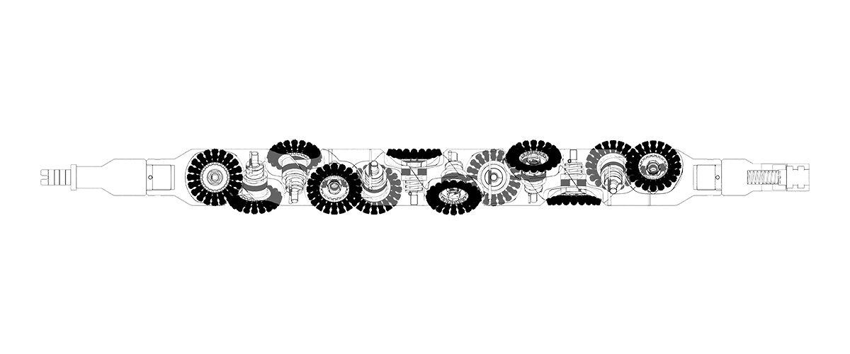 Wire Roller Brush Schematic