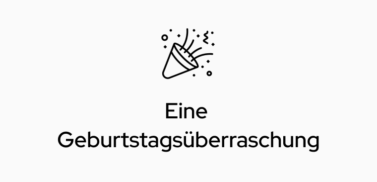 Ein Geburtstagsüberraschung
