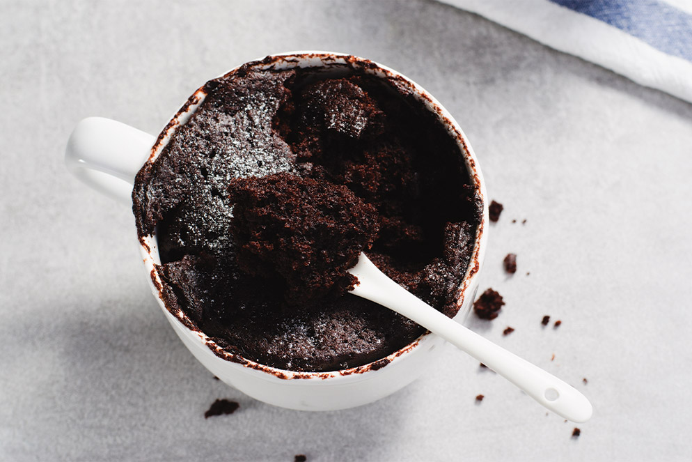 ricetta torta in tazza al microonde