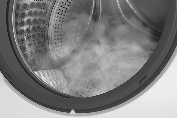 Wasruimte stoomhygiëne technologie