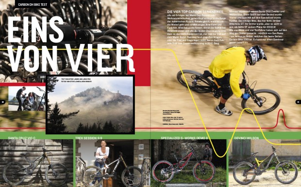 4 Carbon Downhill Maschinen