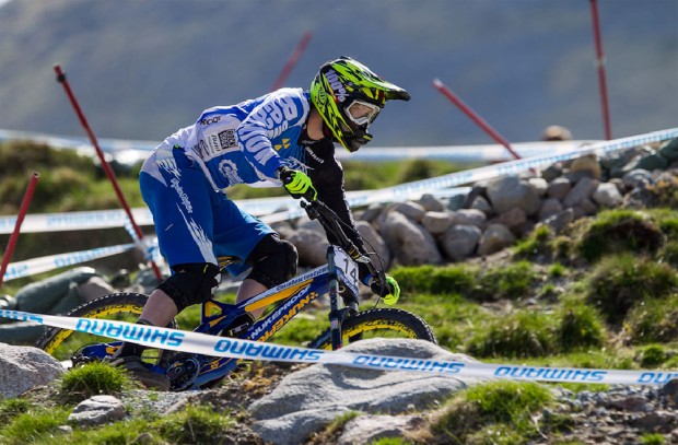 Matt Simmons auf dem Track