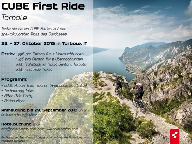 CUBE Bikes, First Ride Torbole