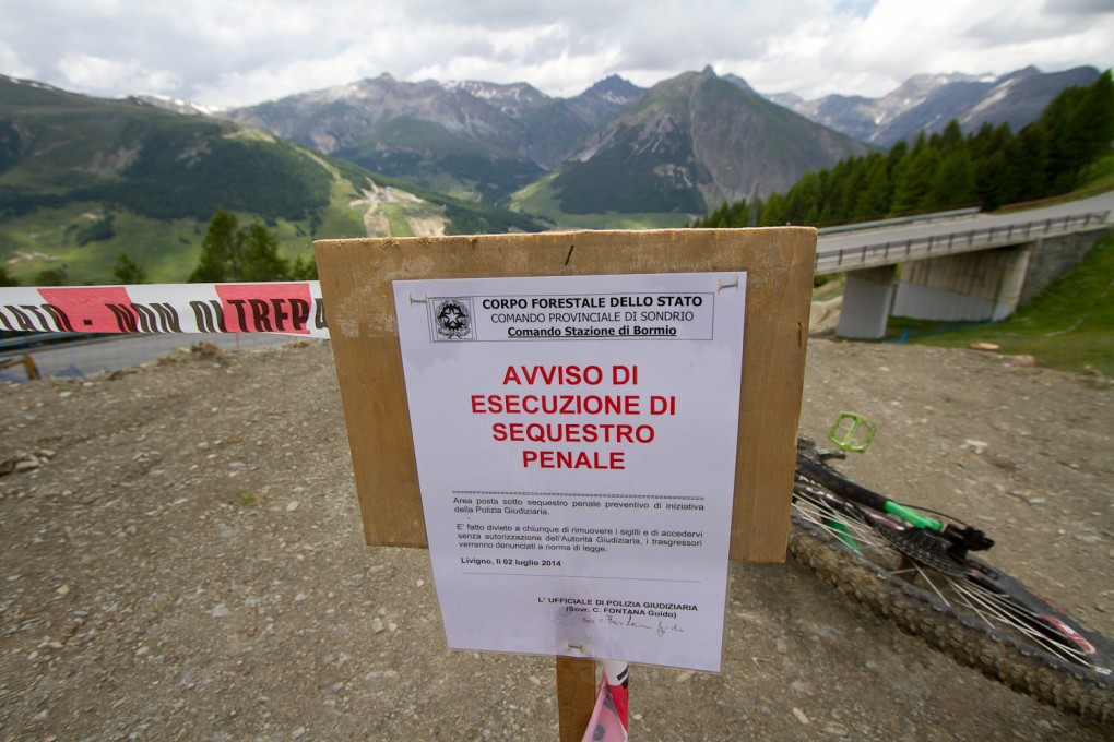 Dann wurde die Strecke kurz vor Vollendung gesperrt.