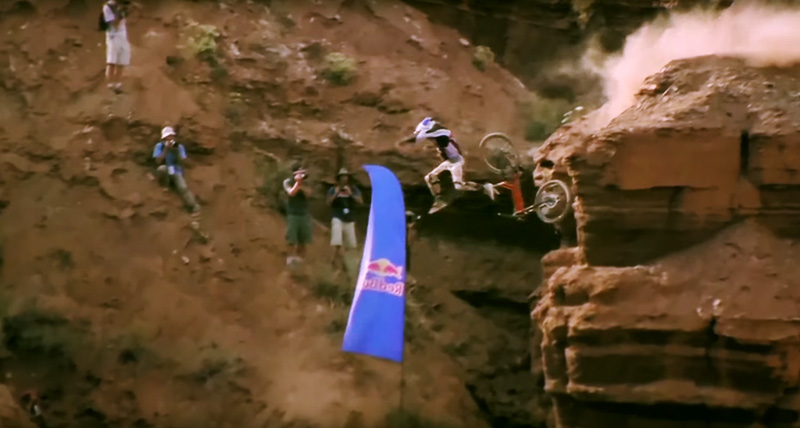 Red Bull Rampage crash