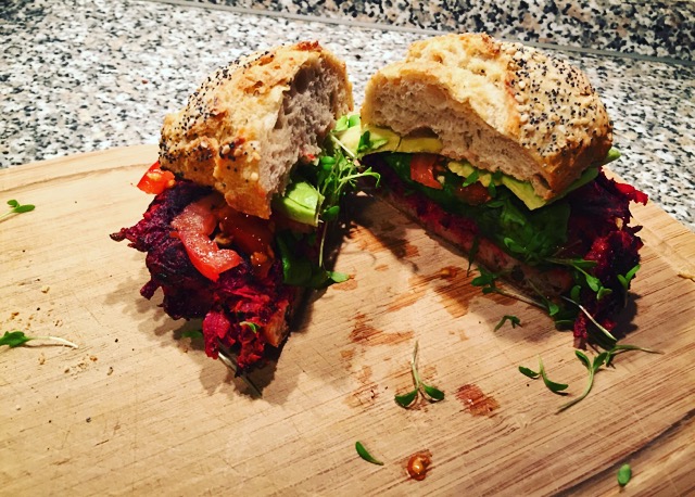Rote Beete Burger Rote Beete Burger
