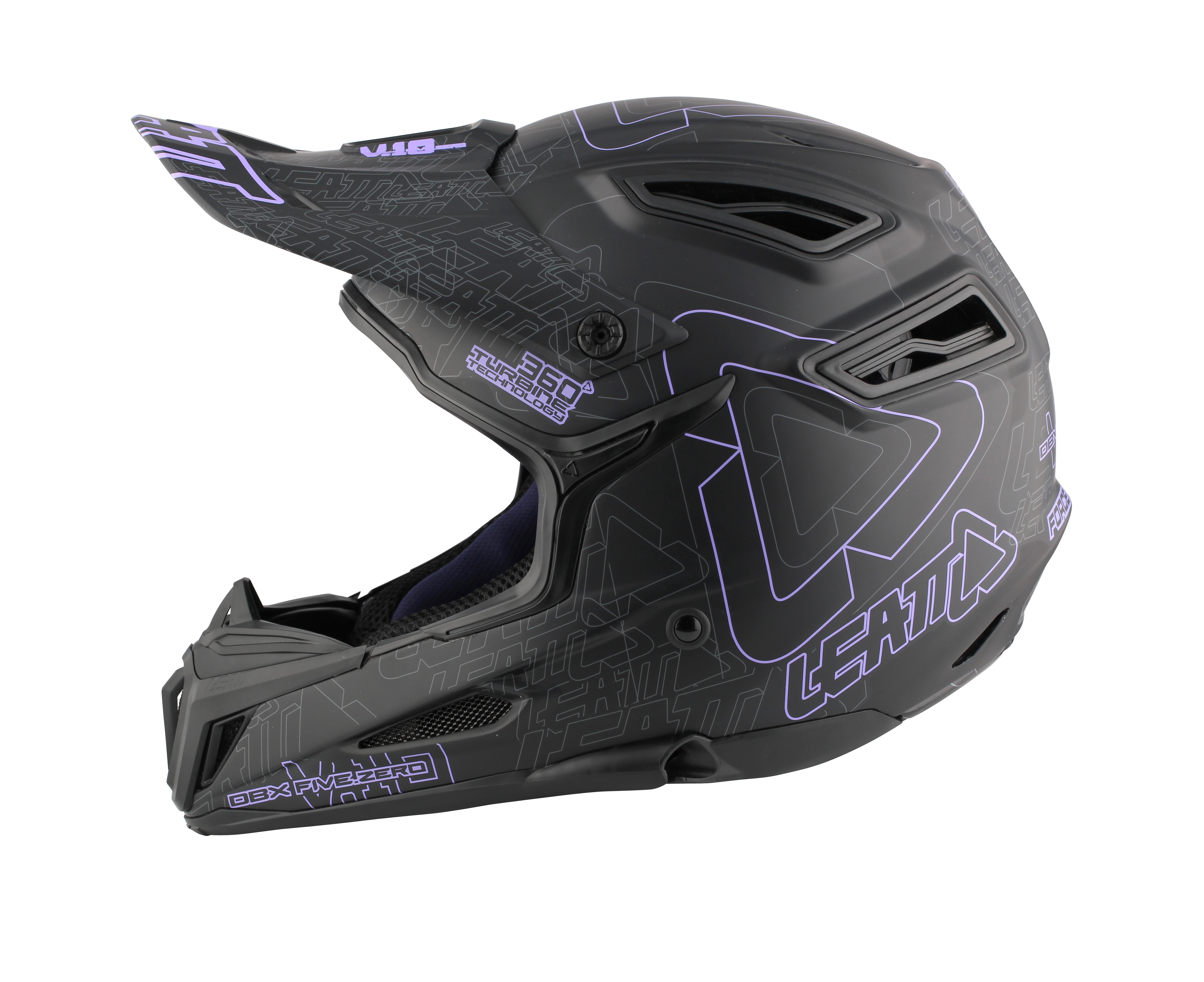 DBX 5.0 V10 Black Purple Grey Side 1
