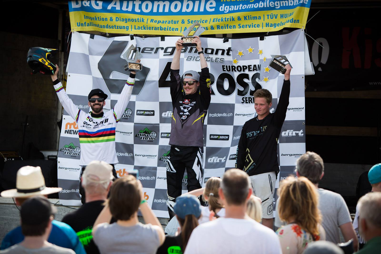 Podium Elite Herren v.l.n.r: Aiko Göhler, Simon Waldburger, Tom Scherer Photocredit: Rick Schubert