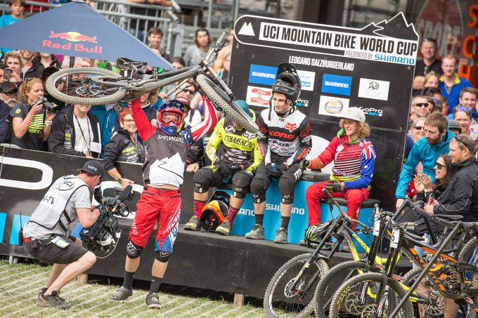 DH WC 2015 Aaron Gwin Hotseat / Photo @Michael Marte