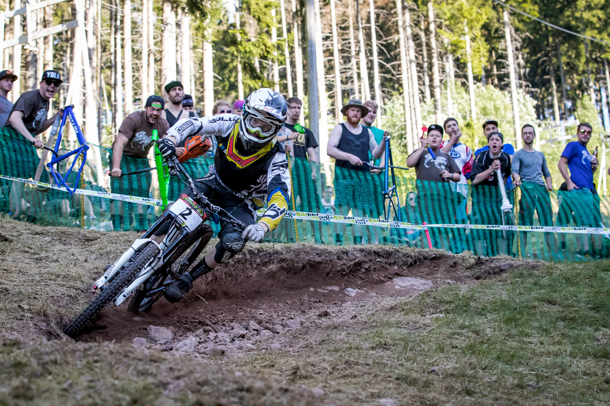 Christian Textor beim iXS German Downhill Cup 2016 in Ilmenau