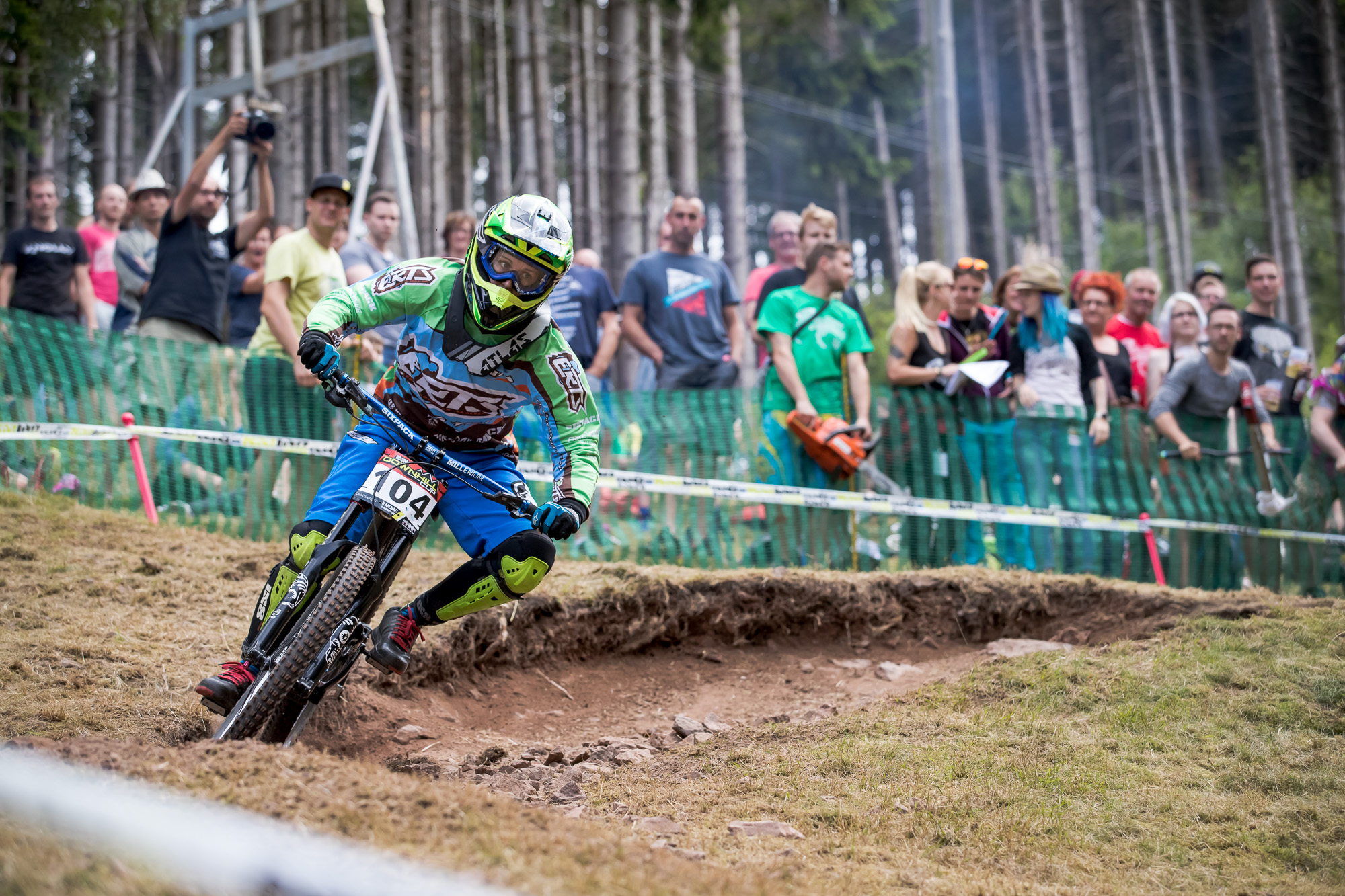 Nina Hoffmann beim iXS German Downhill Cup 2016 in Ilmenau