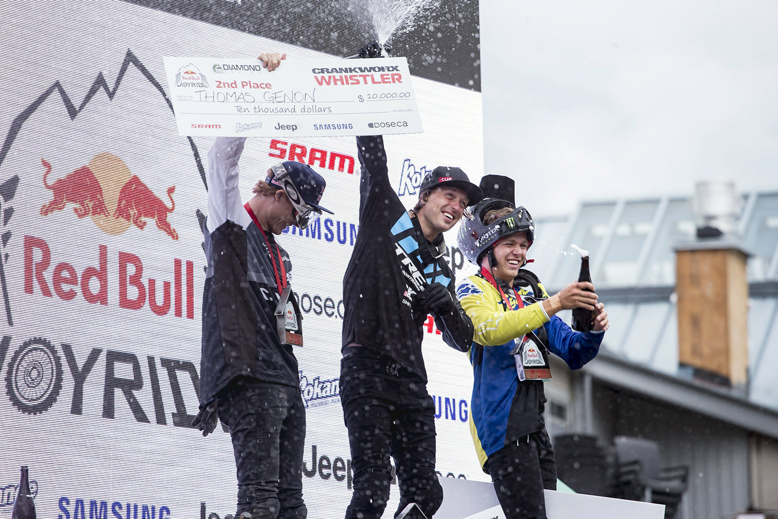 Thomas Genon, Brett Rheeder and Max Fredriksson