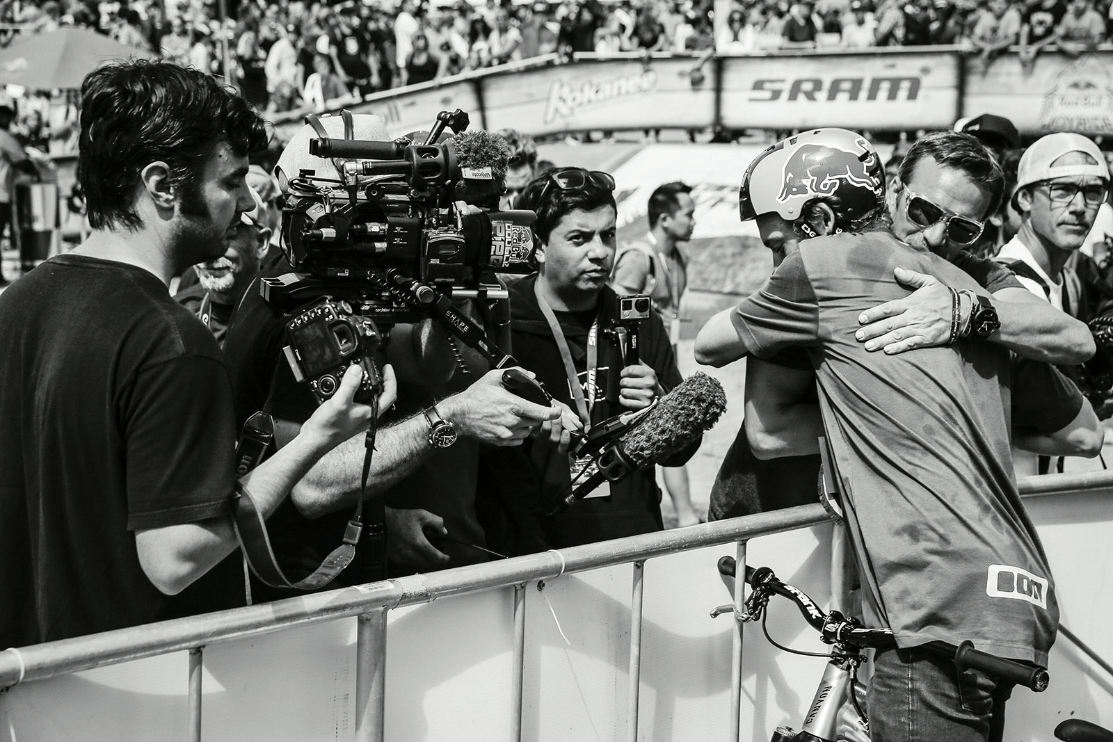 Thomas Genon - Lifestyle Thomas Genon celebrates his 3rd place at the Red Bull Joyride in Whistler, Canada on August 16th, 2015 // Jussi Grznar / Red Bull Content Pool // P-20150817-00121 // Usage for editorial use only // Please go to www.redbullcontentpool.com for further information. //
