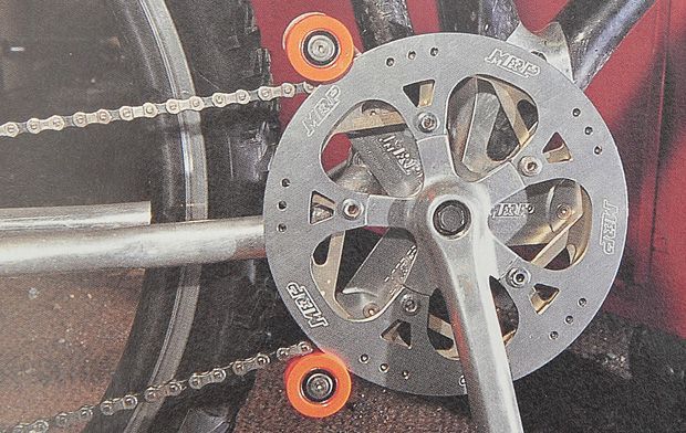 Mountainbike Kettenführung