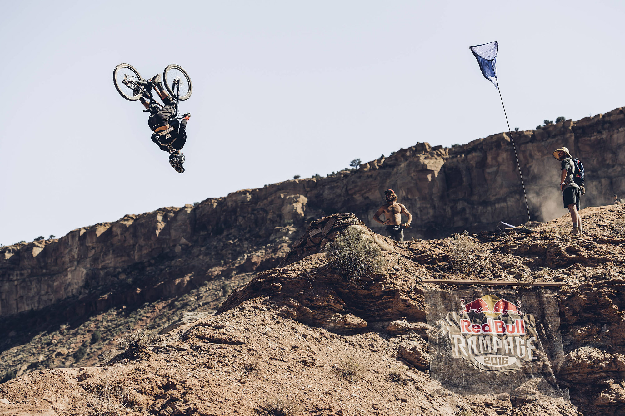 Red-Bull-Rampage-2016-Antoine-Bizet-Backflip Antoine Bizet at RedBull Rampage in Virgin, Utah; Foto: Bartek Wolinski/Red Bull Content Pool