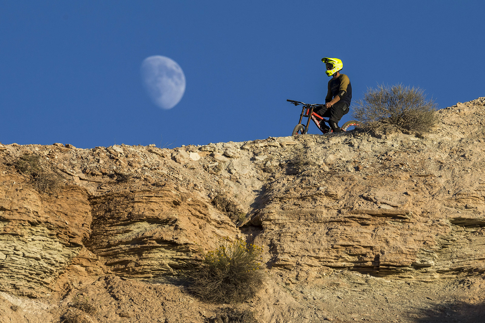 Connor Macfarlane Connor Macfarlane waits to drop in at Red Bull Rampage in Virgin, UT, USA on 11 October, 2016; Foto: Garth Milan/Red Bull Content Pool