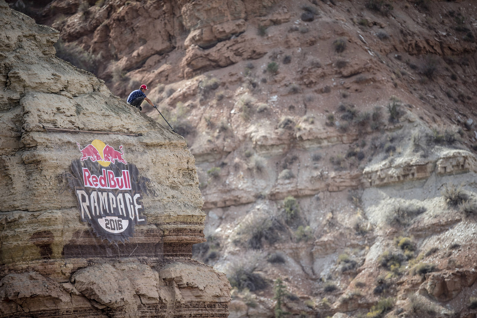 Darren Berrecloth Darren Berrecloth prepares his line during Red Bull Rampage in Virgin, UT, USA on 10 October, 2016; Foto: Christian Pondella/Red Bull Content Pool