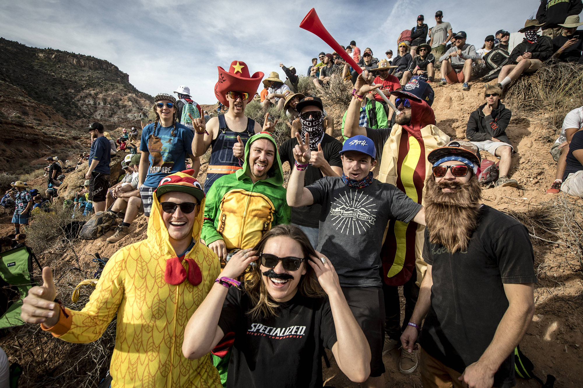 Fans Fans during Red Bull Rampage in Virgin, UT, USA on 14 October, 2016; Foto: Christian Pondella/Red Bull Content Pool