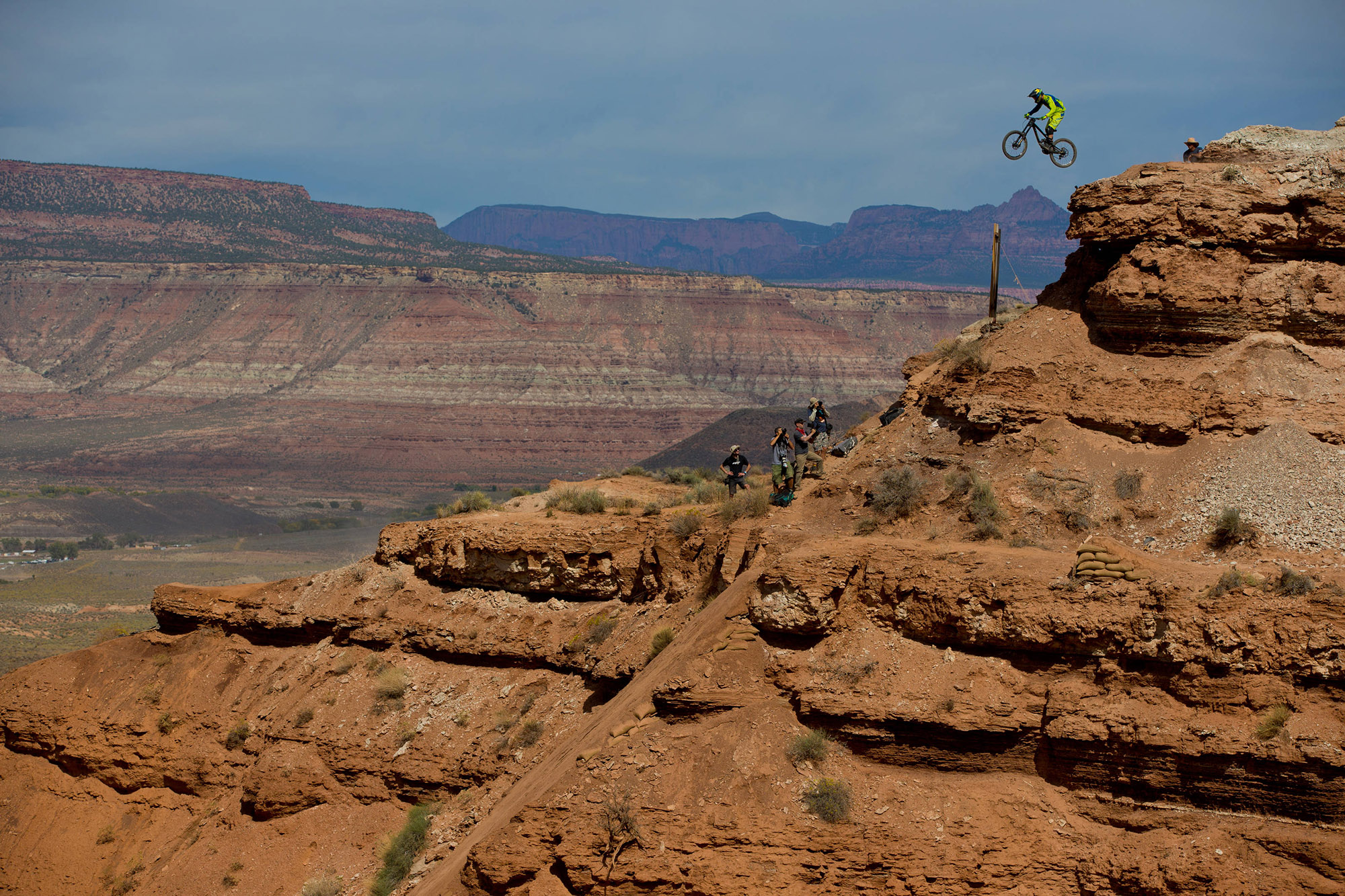 Kurt Sorge Kurt Sorge rides his line during Red Bull Rampage in Virgin, UT, USA on 14 October, 2016.: Foto: John Gibson/Red Bull Content Pool