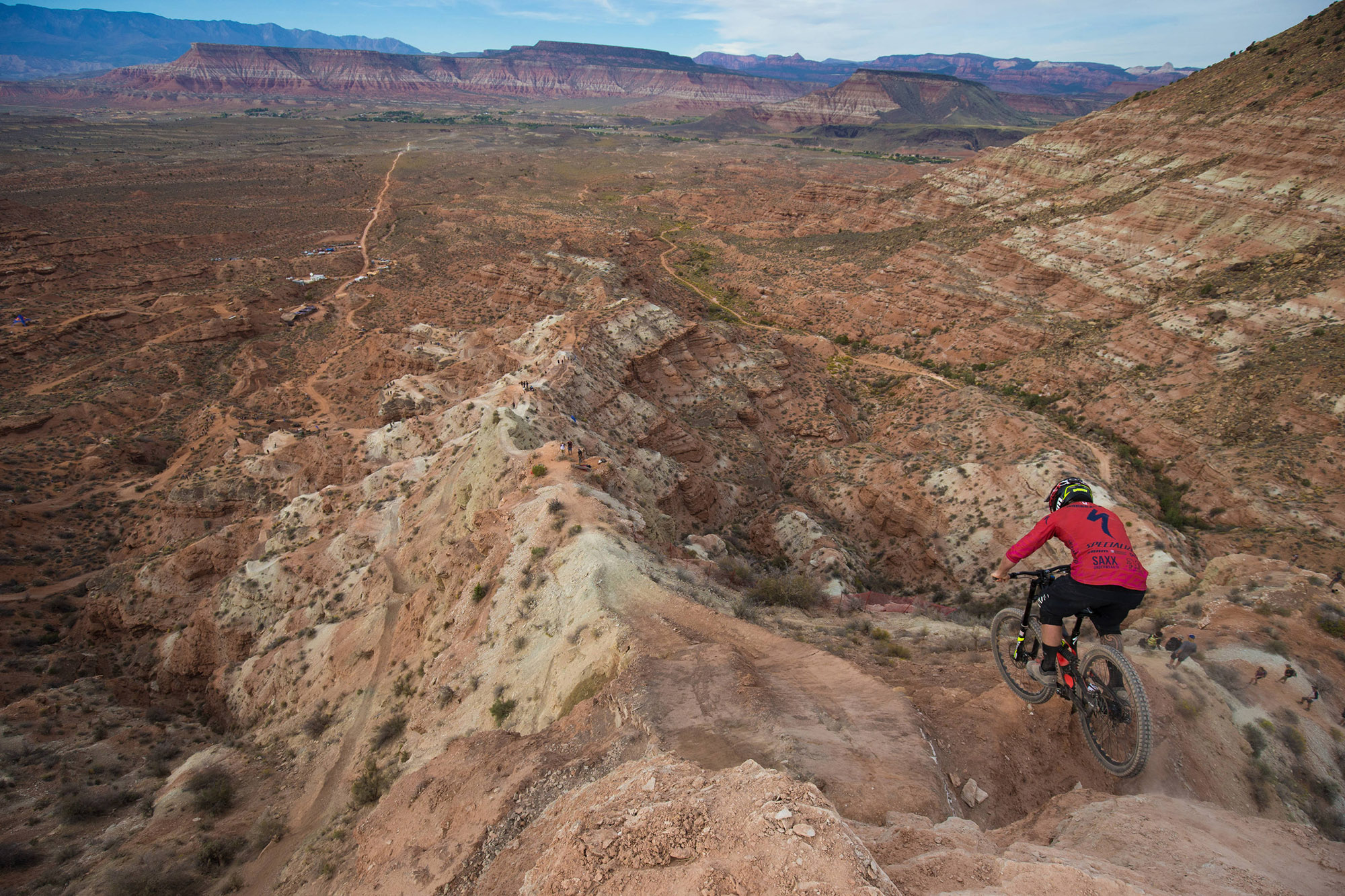 Kyle Norbraten Kyle Norbraten rides his line during practice at Red Bull Rampage in Virgin, UT, USA on 13 October, 2016; Foto: John Gibson/Red Bull Content Pool
