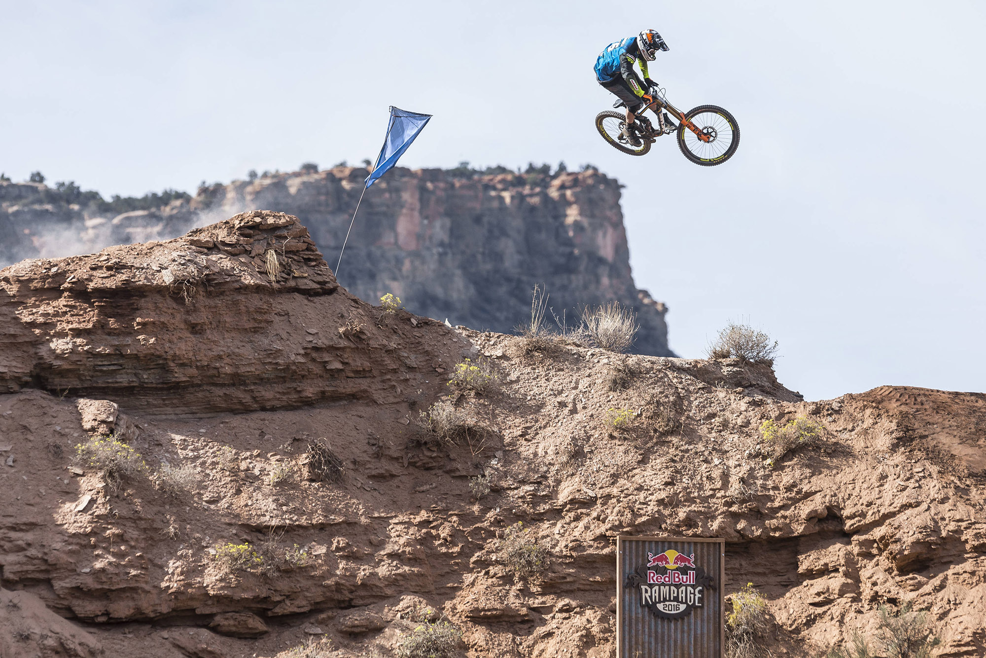 Logan Binggeli Logan Binggeli practices his line at Red Bull Rampage in Virgin, Utah, USA on 12 October, 2016; Foto: Garth Milan/Red Bull Content Pool