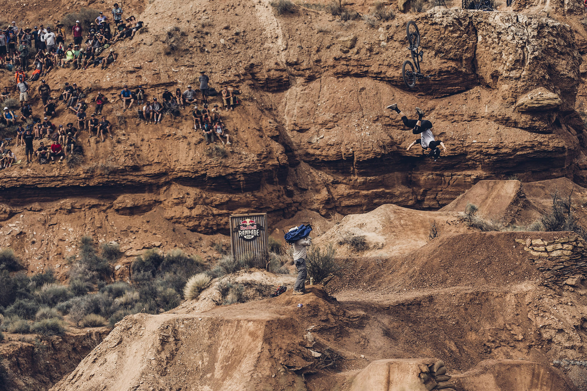 Pierre Edouard Ferry Pierre Edouard Ferry at RedBull Rampage in Virgin, Utah on October 14th, 2016; Foto: Bartek Wolinski/Red Bull Content Pool