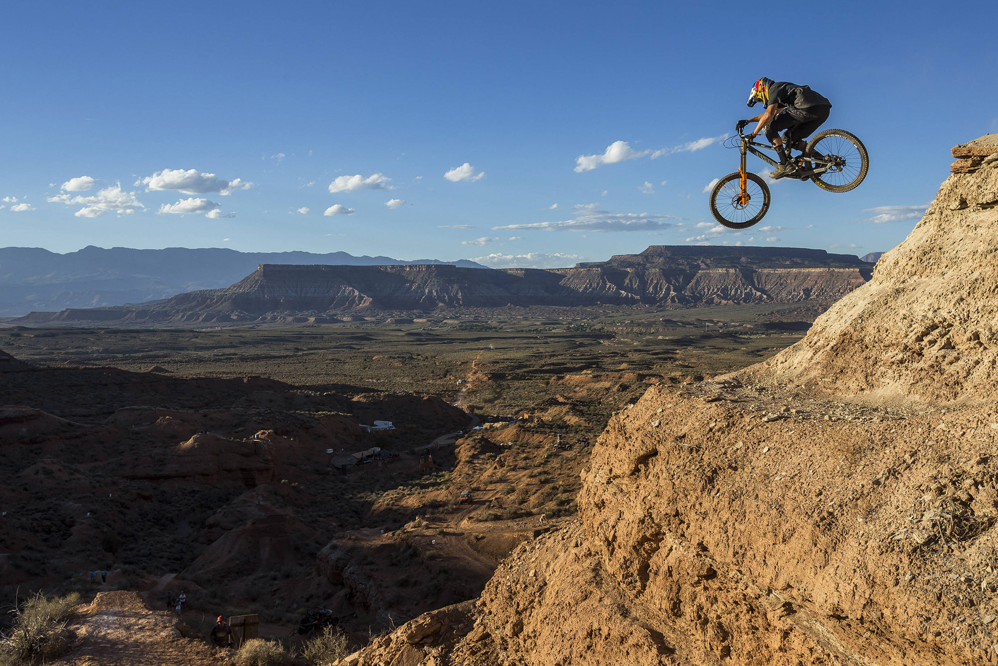 Thomas Genon Thomas Genon practices his line at Red Bull Rampage on 11 October 2016; Foto: Garth Milan/Red Bull Content Pool