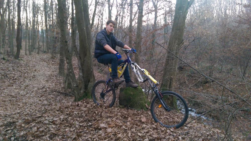 Ein Mountainbike mit drei Federgabeln? Wir haben auf einer serbischen Webseite das wahrscheinlich eigenartigste Customrad aller Zeiten entdeckt.