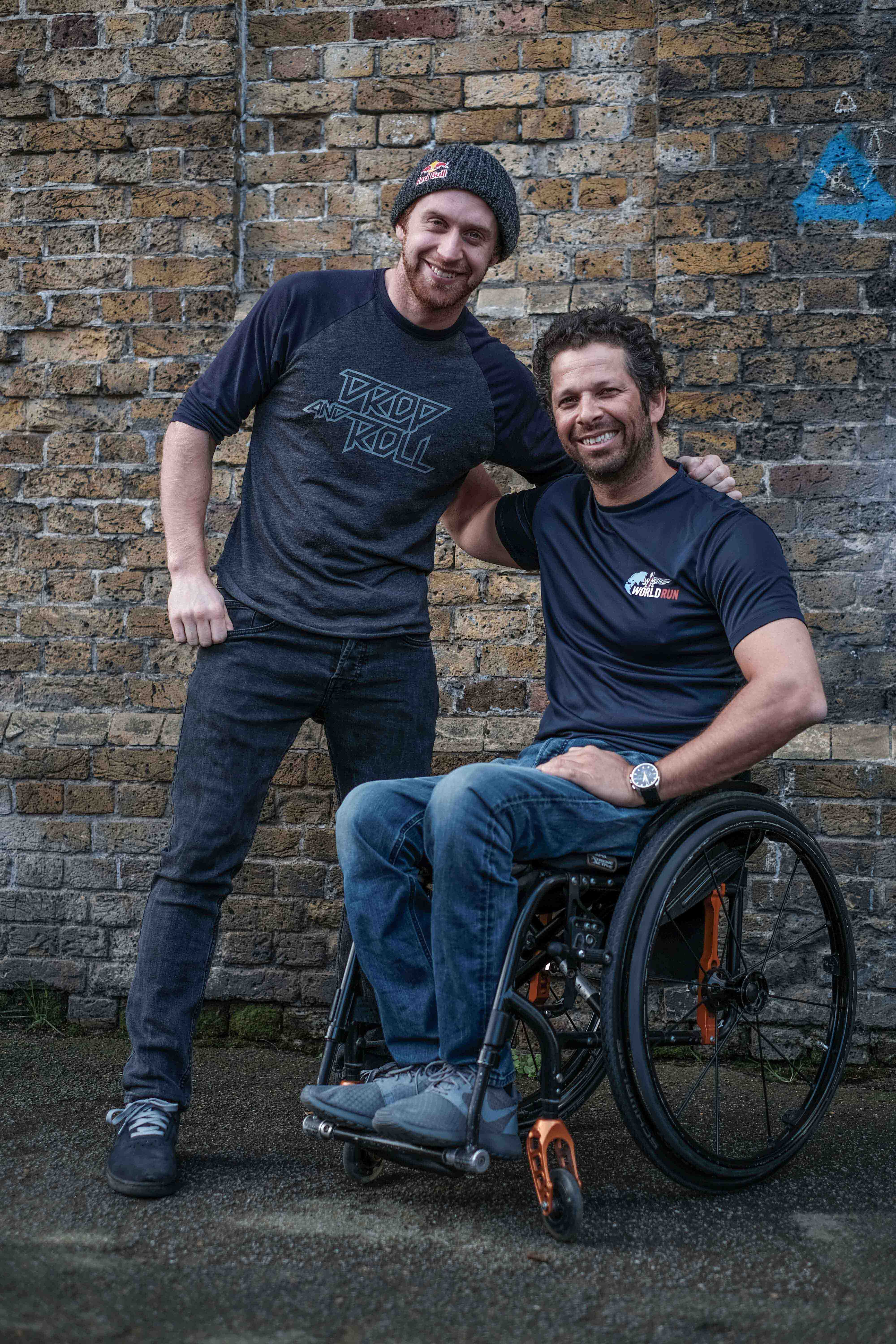Danny Macaskill and Tarek Rasouli Wings for life