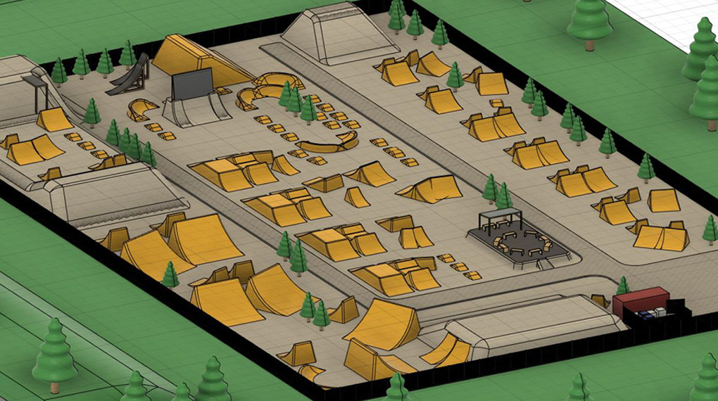 Hier sind die Entwürfe für die neue Anlage des Trails59 e. V. in Köln-Longerich. Da läuft einem das Wasser im Mund zusammen, oder?