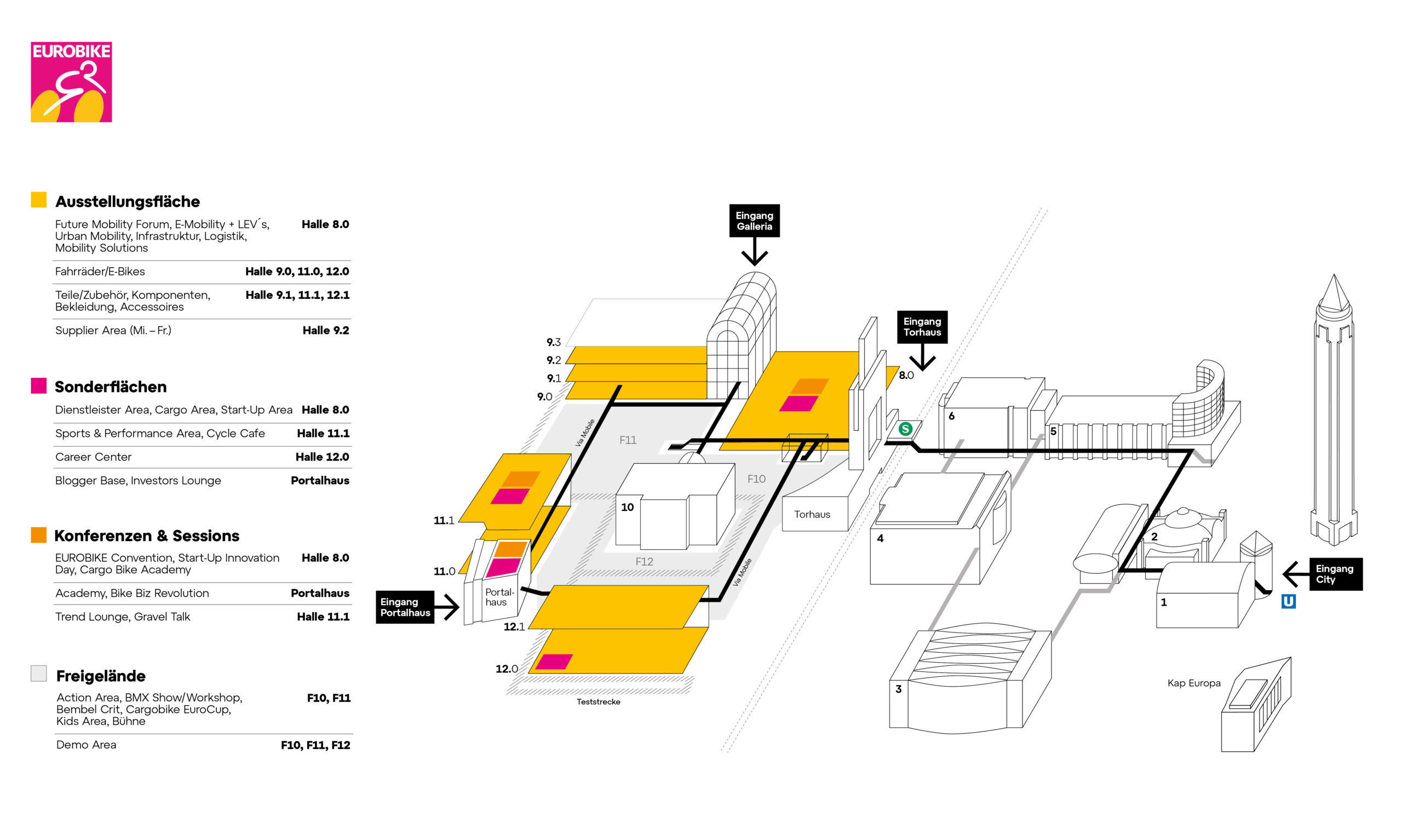 Lageplan Eurobike 23