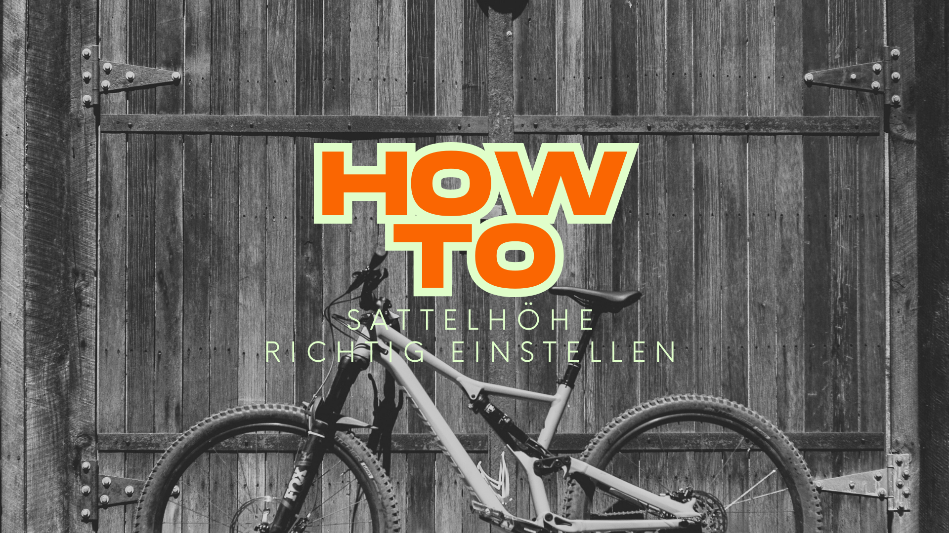 MTB Sattelhöhe richtig einstellen