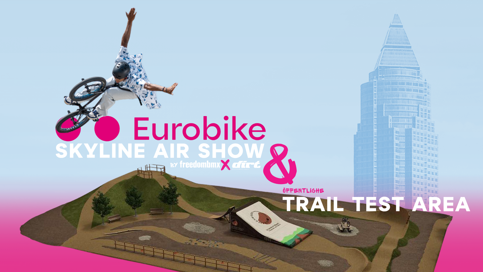 EUROBIKE 2026: Trail Test Area und Skyline Air Show am Festival Day