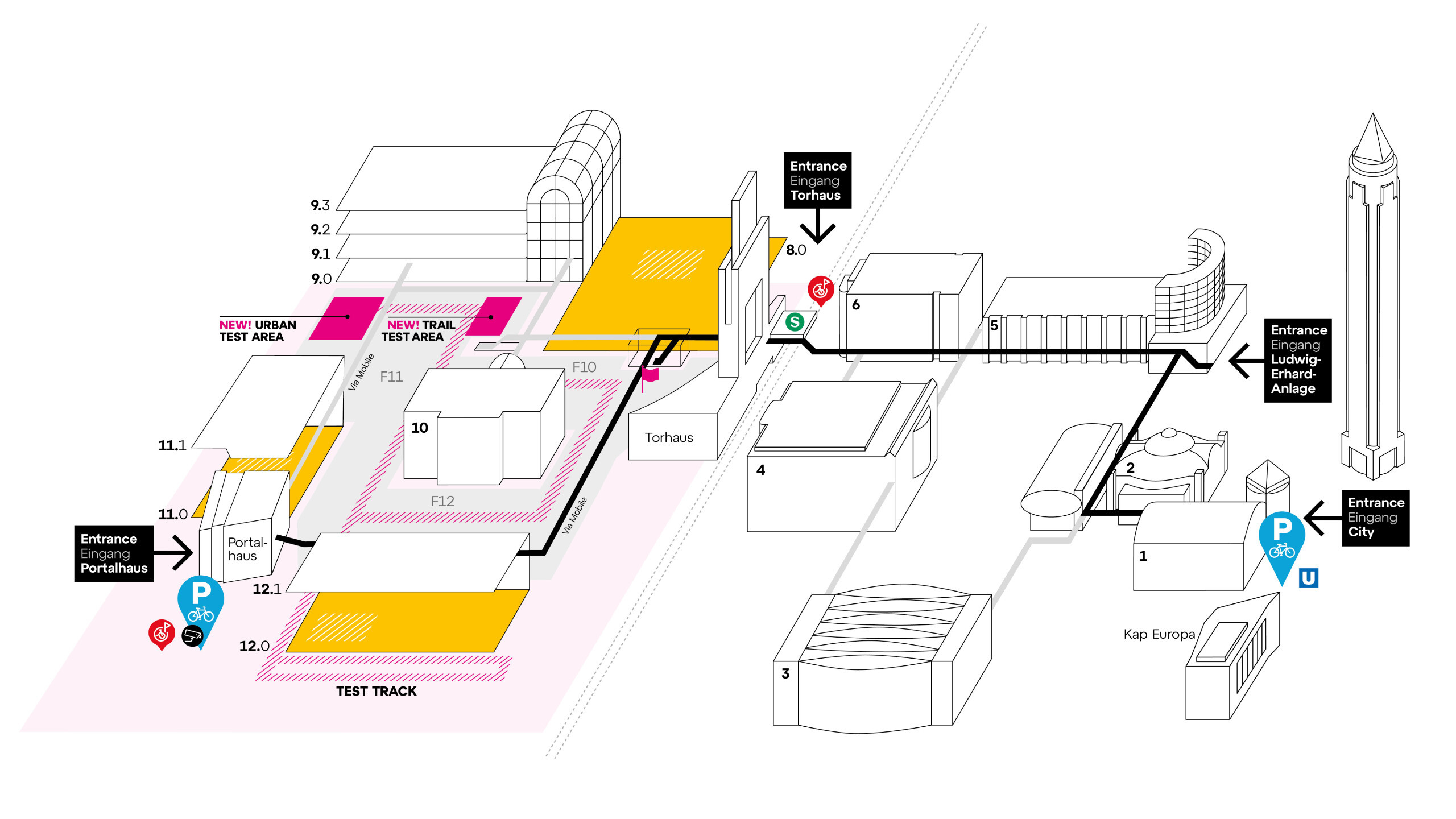EUROBIKE 2026: Trail Test Area und Skyline Air Show am Festival Day