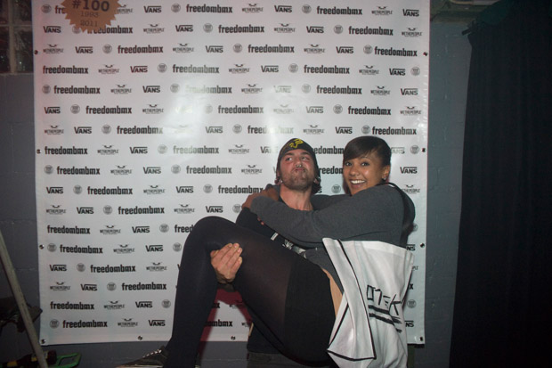 Immerhin ein echter Gentleman war auf der Party