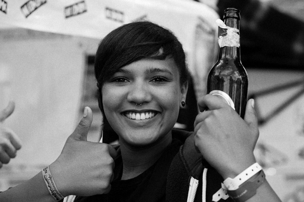 Die kölsche Frohnatur Zandile Mkwanazi in ihrem Element