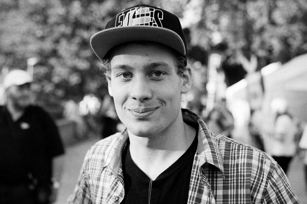 Fabian Röthlisberger traf exakt zehn Minuten nach Ende des Railcontests ein.